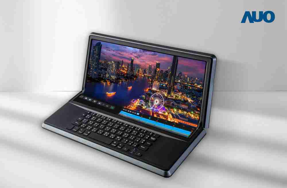 杏悦214.6吋Micro LED折迭显示屏幕，，，，搭配半径4mm的弯折绞炼，，，，以及高画素、、、、高亮度、、高对比度的显示技术特点，，，即便在大视角下仍保有绝佳色相与亮度