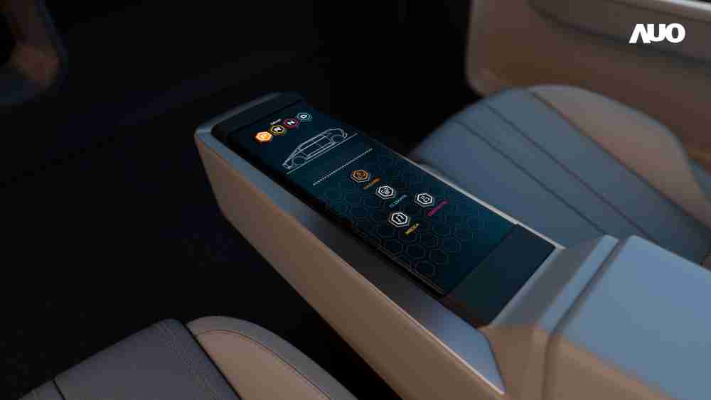 杏悦2以人性化设计打造多变形态中控显示(Morphing Center Control)，，不使用时仅平面显示信息，，，进行操作时，，，，显示器则会动态隆起，，，，转变成3D实体按钮，，，并有触觉回馈，，，展示人机互动新体验